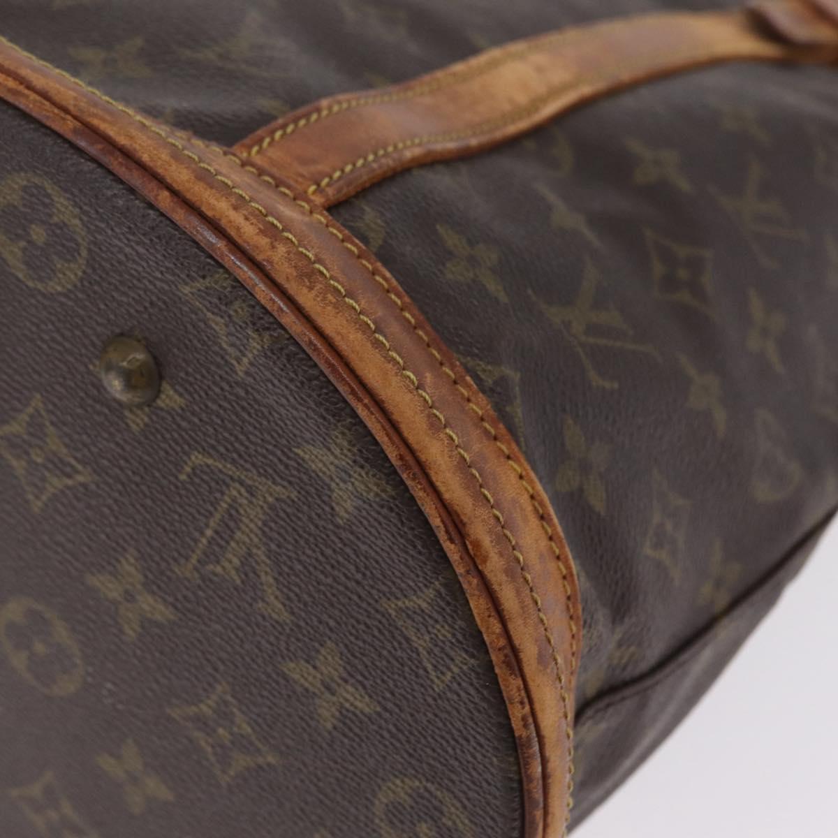 LOUIS VUITTON Monogram Bucket GM Shoulder Bag M42236 LV Auth 212934