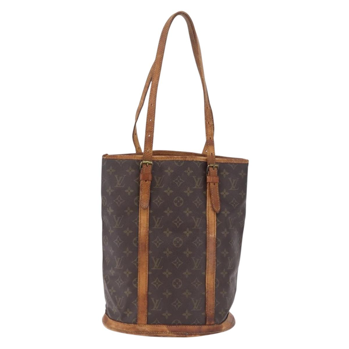 LOUIS VUITTON Monogram Bucket GM Shoulder Bag M42236 LV Auth 212934