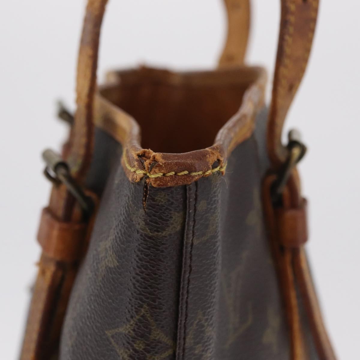 LOUIS VUITTON Monogram Bucket GM Shoulder Bag M42236 LV Auth 212934