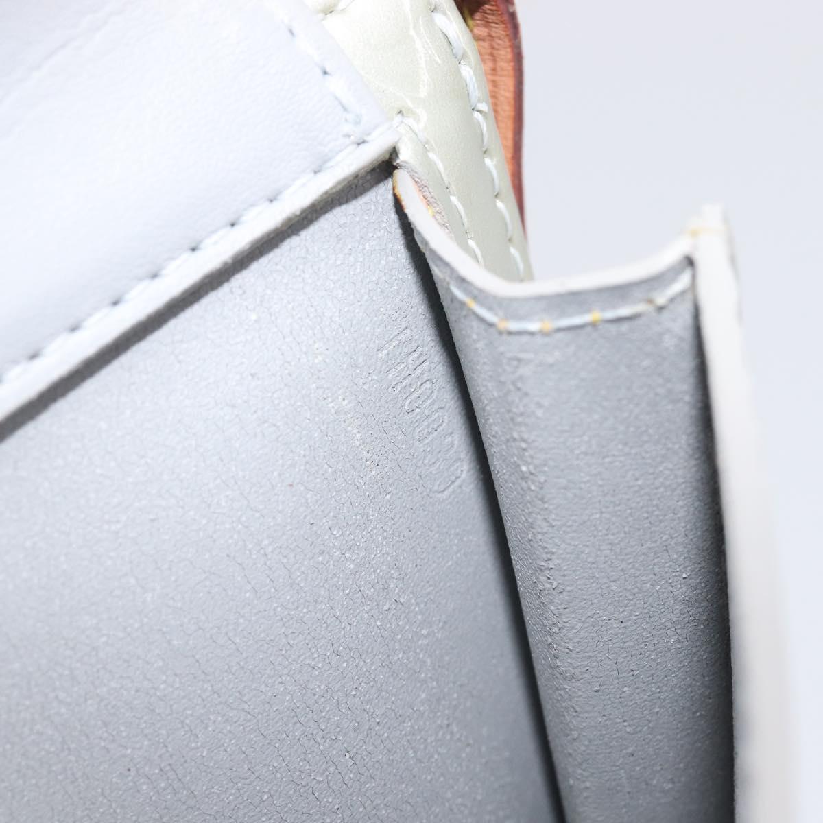 LOUIS VUITTON Monogram Vernis Motto Accessory Pouch Gris M91030 LV Auth 212944V