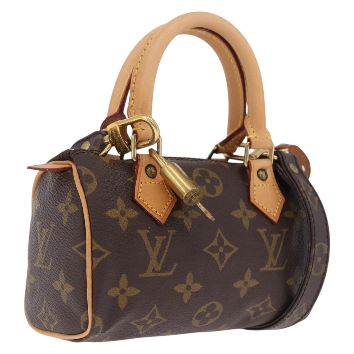 LOUIS VUITTON Monogram Mini Speedy Hand Bag M41534 LV Auth 212949SAM