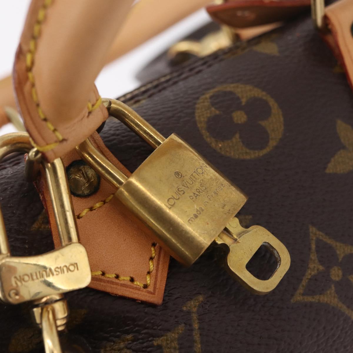 LOUIS VUITTON Monogram Mini Speedy Hand Bag M41534 LV Auth 212949SAM