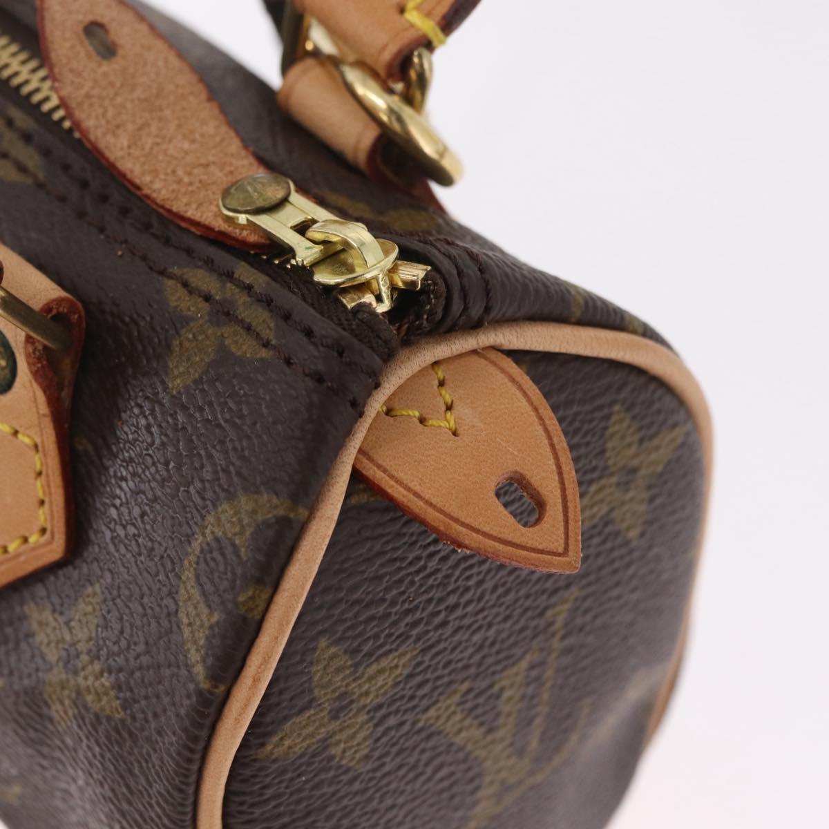 LOUIS VUITTON Monogram Mini Speedy Hand Bag M41534 LV Auth 212949SAM