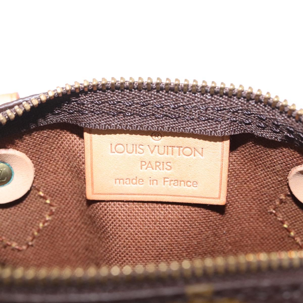 LOUIS VUITTON Monogram Mini Speedy Hand Bag M41534 LV Auth 212949SAM