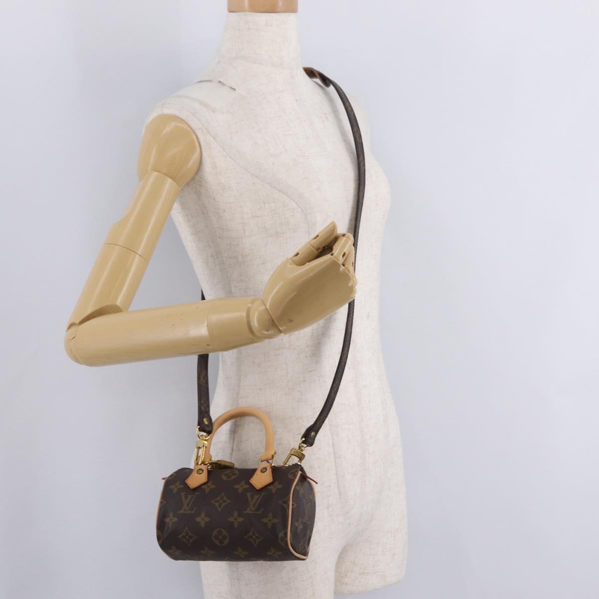 LOUIS VUITTON Monogram Mini Speedy Hand Bag M41534 LV Auth 212949SAM