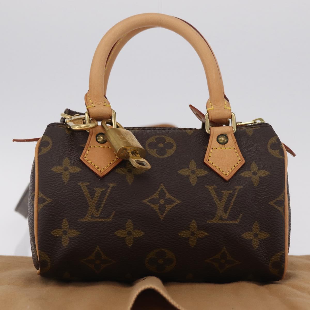 LOUIS VUITTON Monogram Mini Speedy Hand Bag M41534 LV Auth 212949SAM
