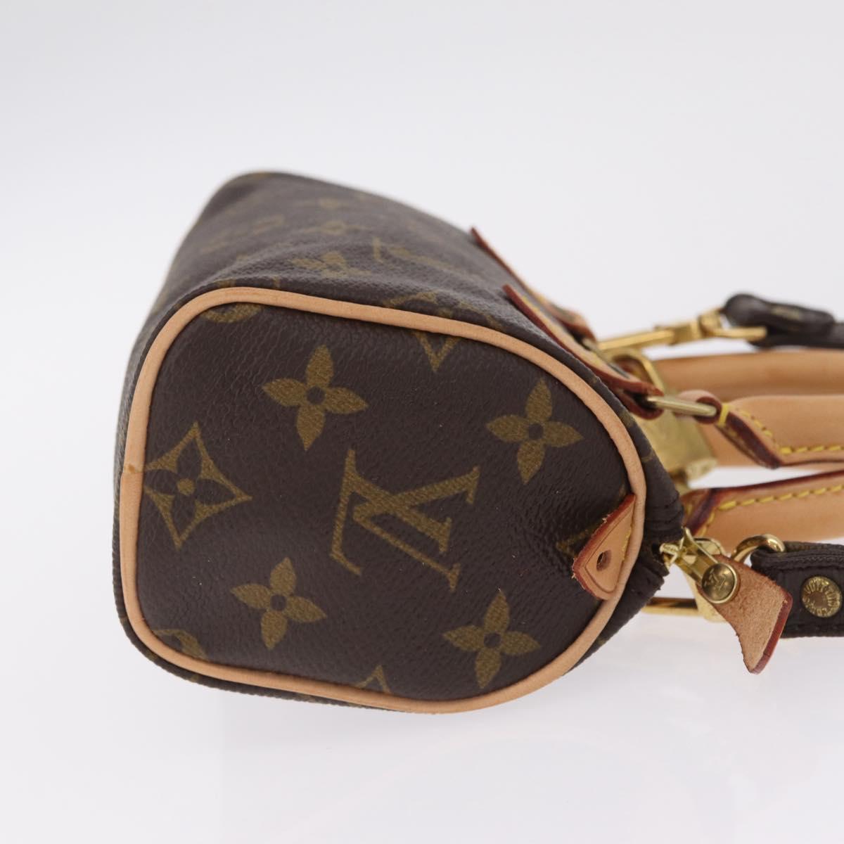 LOUIS VUITTON Monogram Mini Speedy Hand Bag M41534 LV Auth 212949SAM