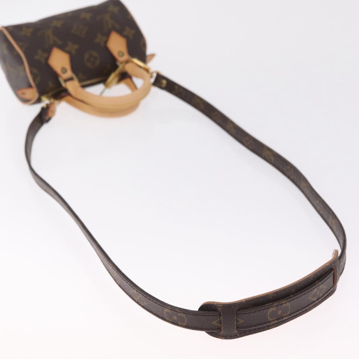 LOUIS VUITTON Monogram Mini Speedy Hand Bag M41534 LV Auth 212949SAM