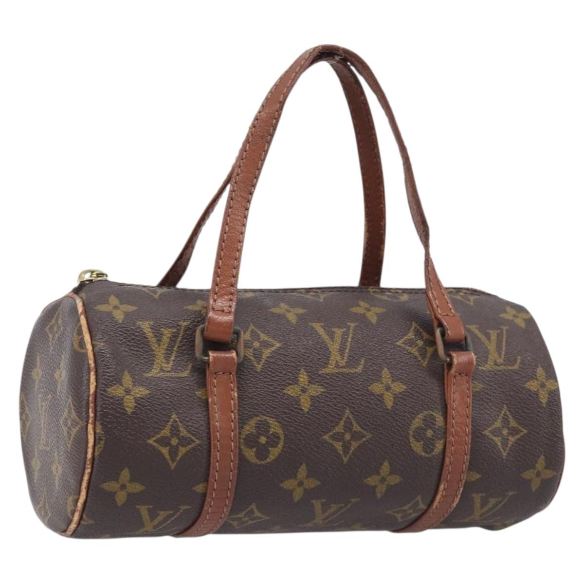 LOUIS VUITTON Monogram Papillon 19 Hand Bag M51389 LV Auth 212952