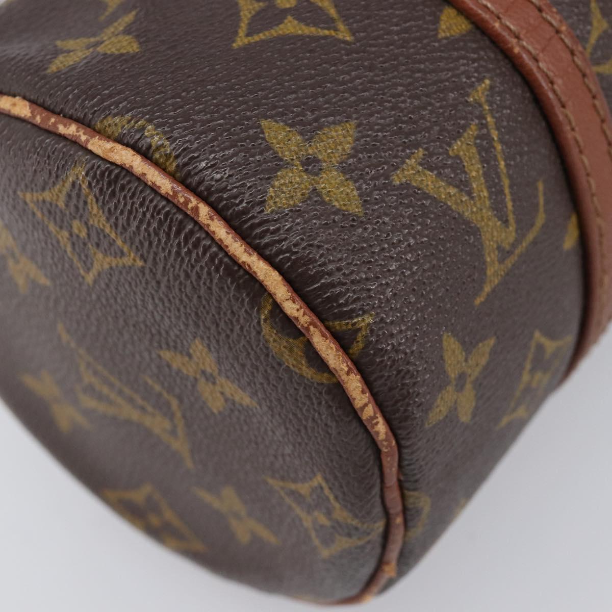 LOUIS VUITTON Monogram Papillon 19 Hand Bag M51389 LV Auth 212952