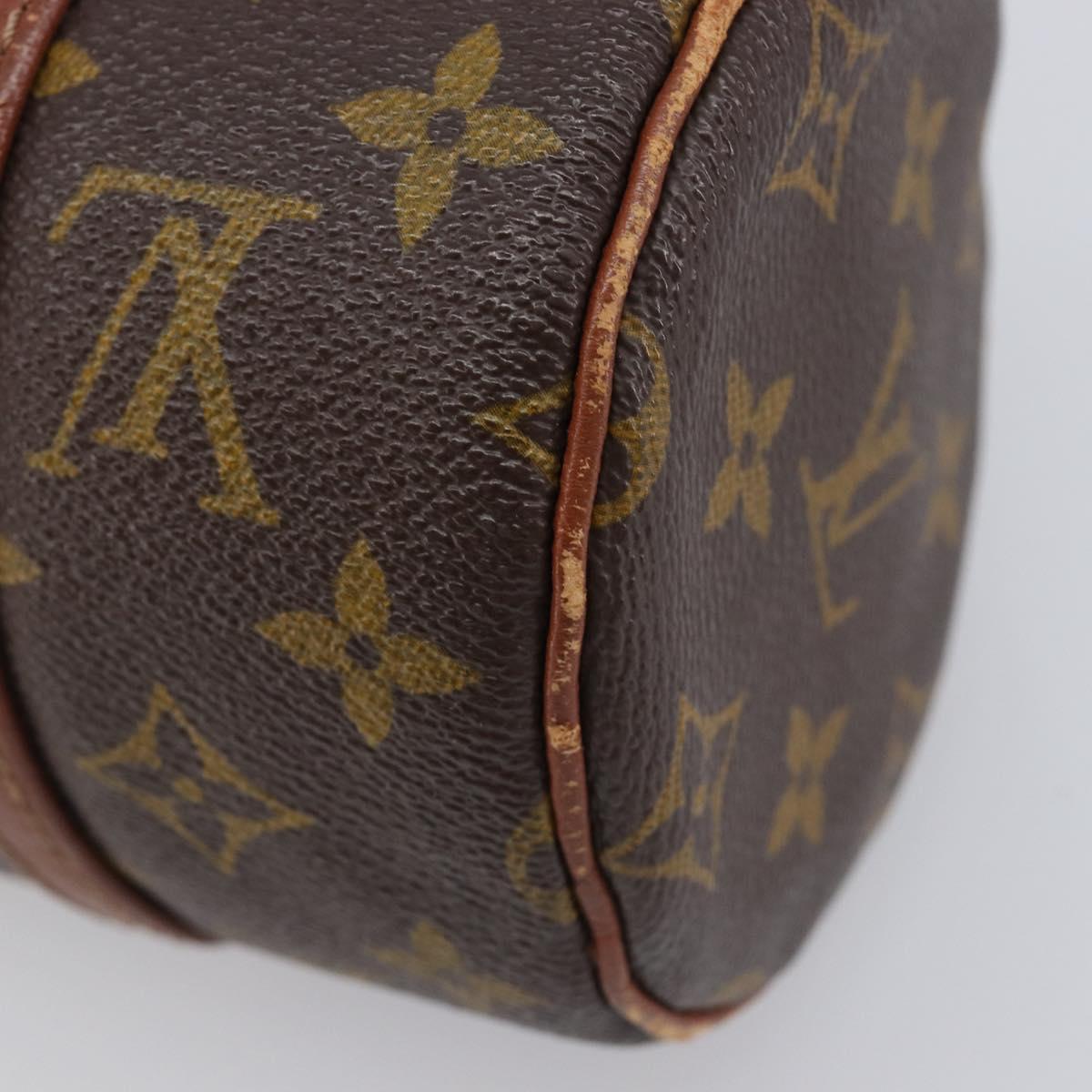 LOUIS VUITTON Monogram Papillon 19 Hand Bag M51389 LV Auth 212952