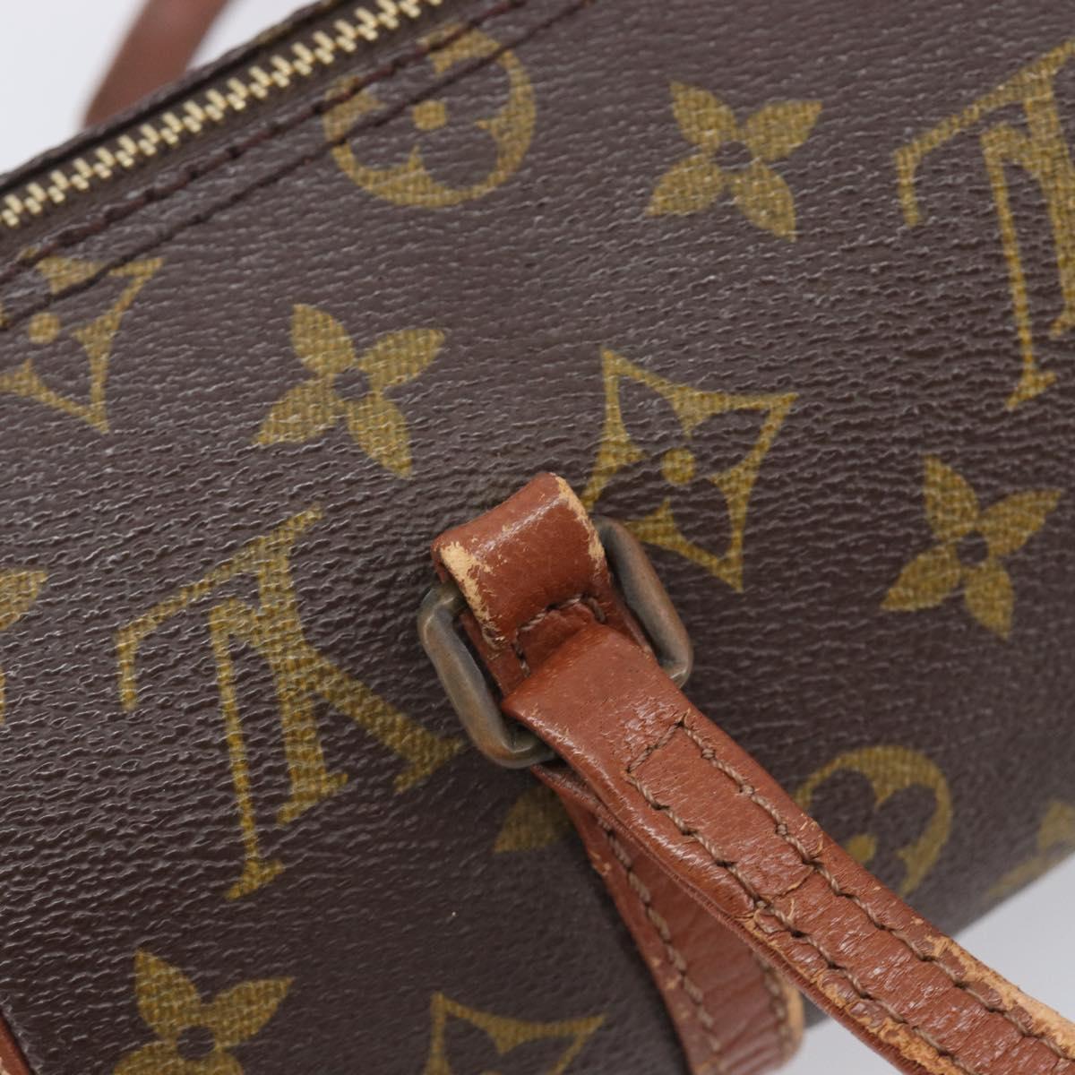 LOUIS VUITTON Monogram Papillon 19 Hand Bag M51389 LV Auth 212952