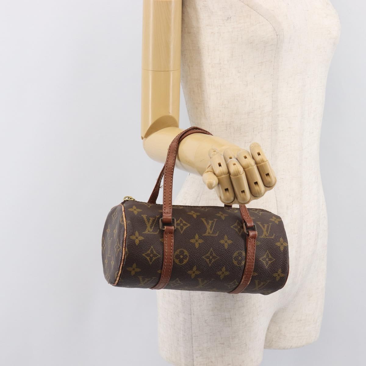 LOUIS VUITTON Monogram Papillon 19 Hand Bag M51389 LV Auth 212952