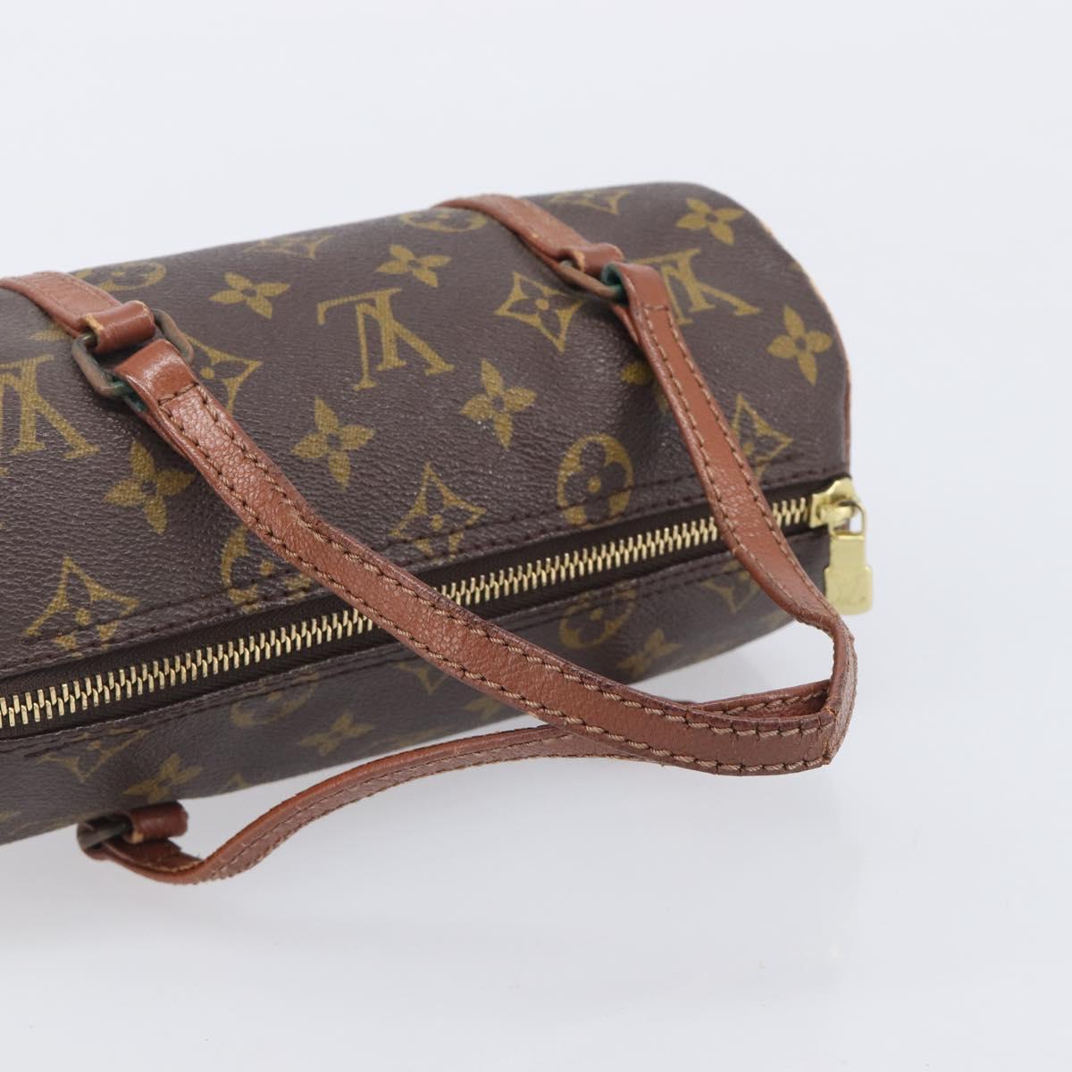 LOUIS VUITTON Monogram Papillon 19 Hand Bag M51389 LV Auth 212952