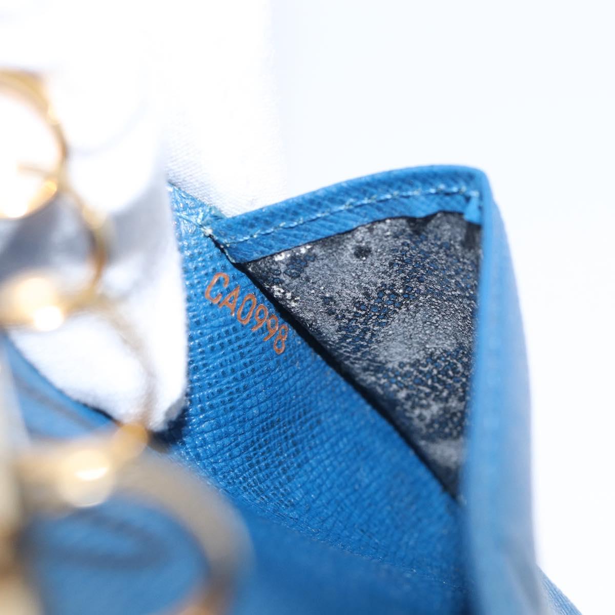 LOUIS VUITTON Epi Agenda PM Day Planner Cover Blue R20055 LV Auth 212953