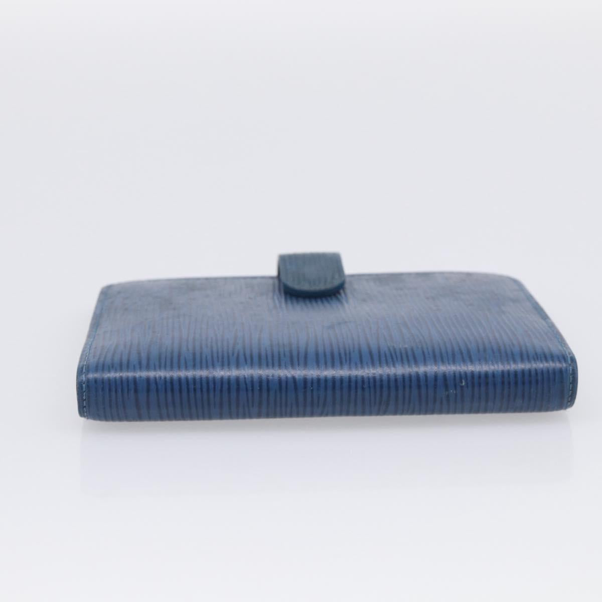 LOUIS VUITTON Epi Agenda PM Day Planner Cover Blue R20055 LV Auth 212953
