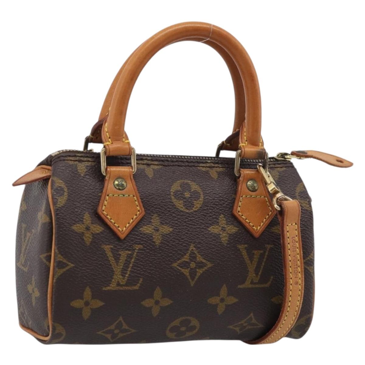 LOUIS VUITTON Monogram Mini Speedy Hand Bag M41534 LV Auth 212958A