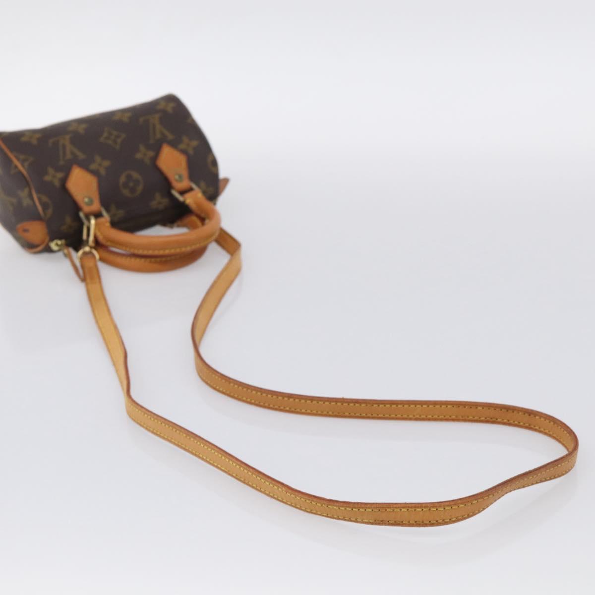 LOUIS VUITTON Monogram Mini Speedy Hand Bag M41534 LV Auth 212958A