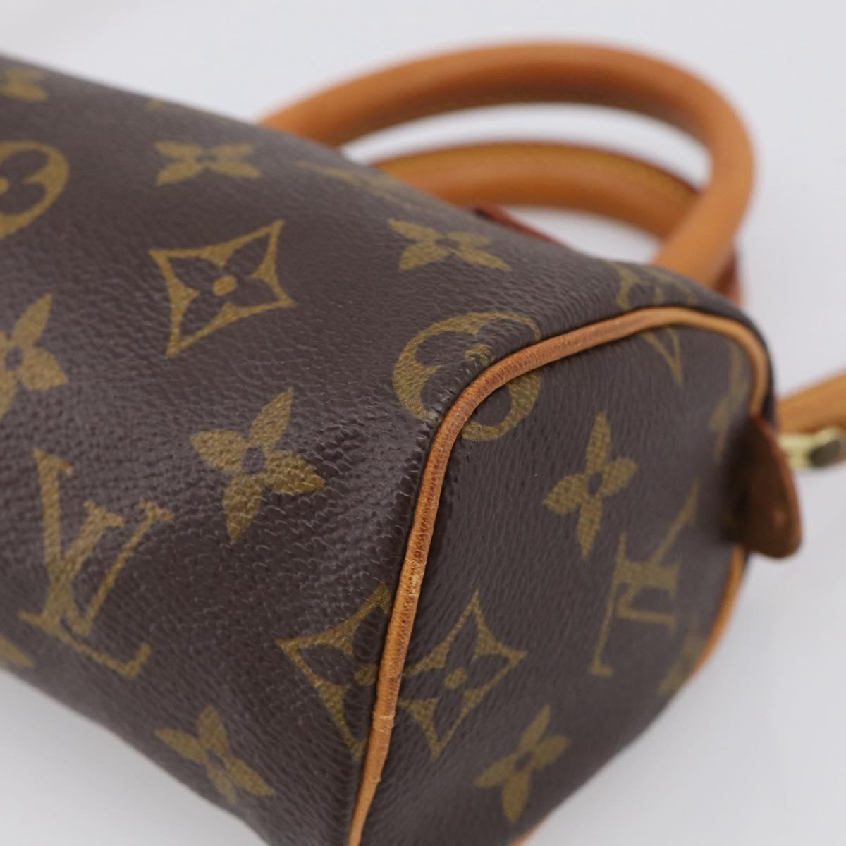 LOUIS VUITTON Monogram Mini Speedy Hand Bag M41534 LV Auth 212958A