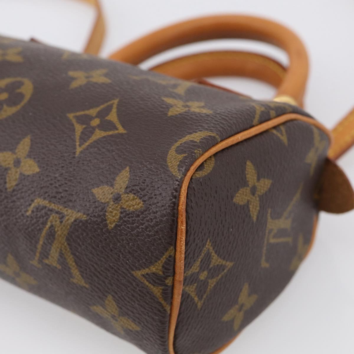 LOUIS VUITTON Monogram Mini Speedy Hand Bag M41534 LV Auth 212958A