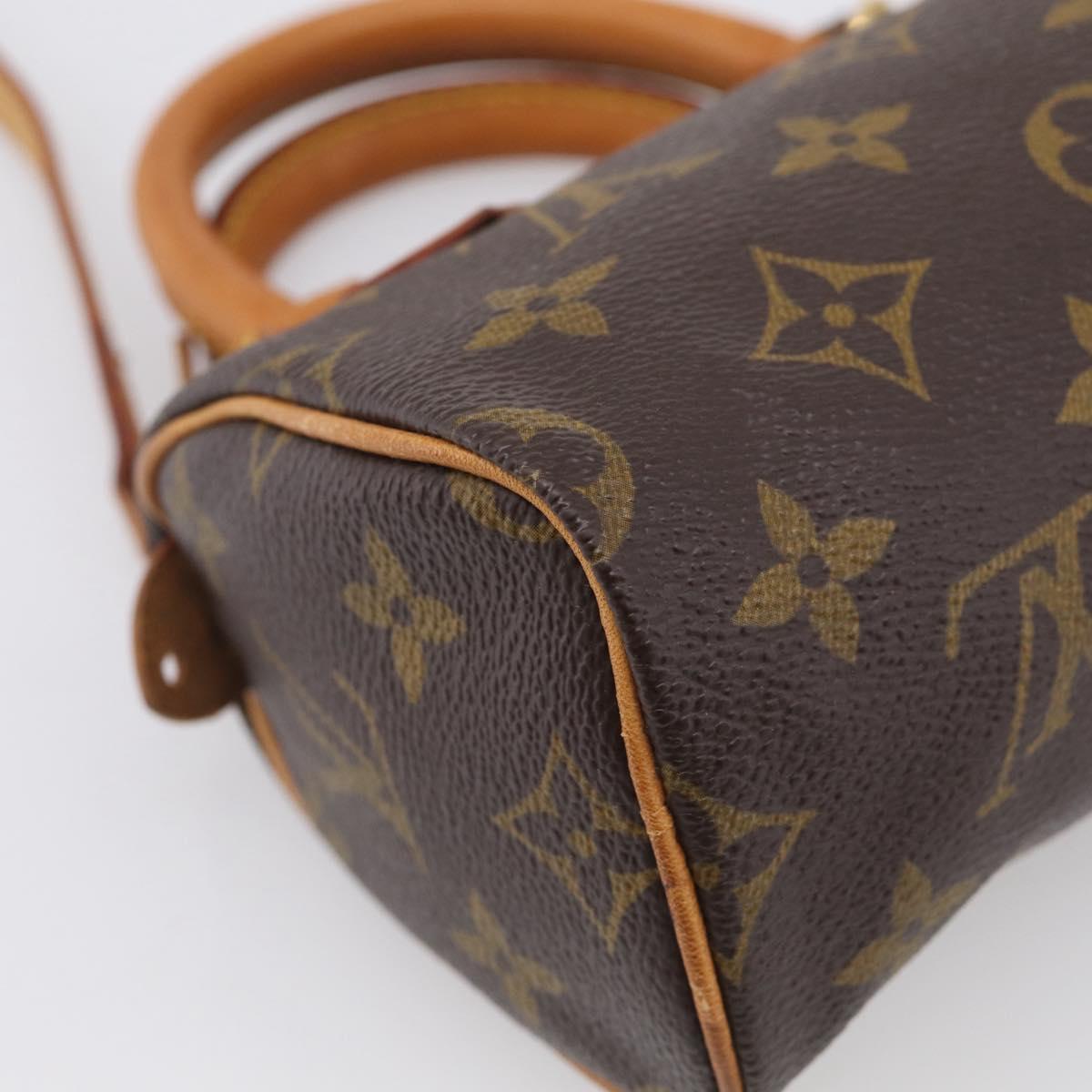 LOUIS VUITTON Monogram Mini Speedy Hand Bag M41534 LV Auth 212958A
