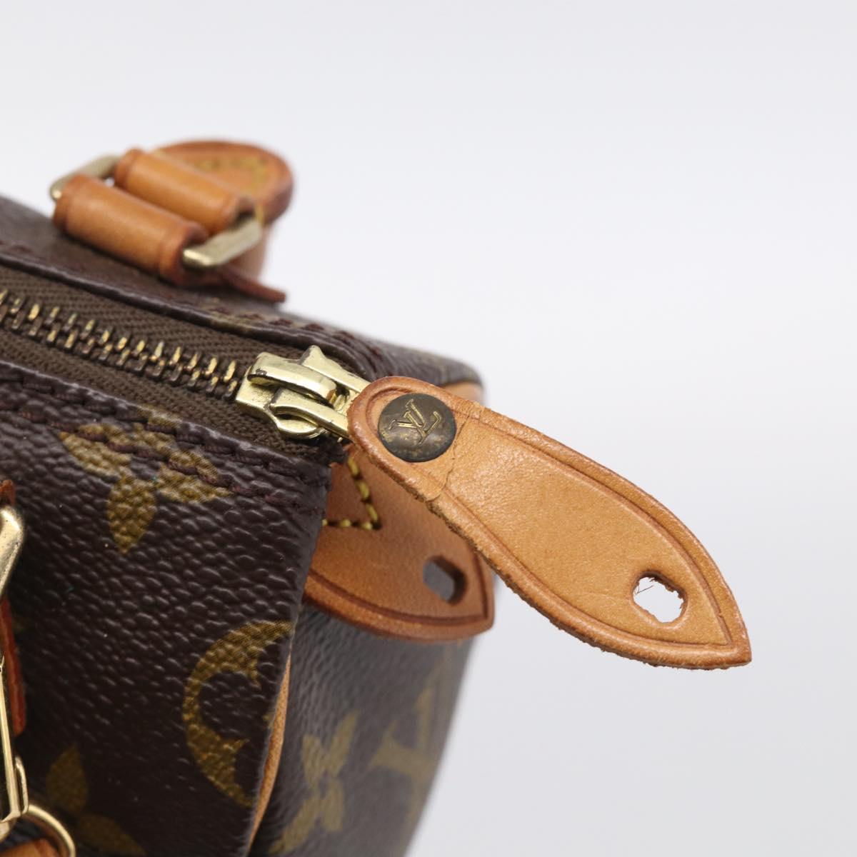 LOUIS VUITTON Monogram Mini Speedy Hand Bag M41534 LV Auth 212958A