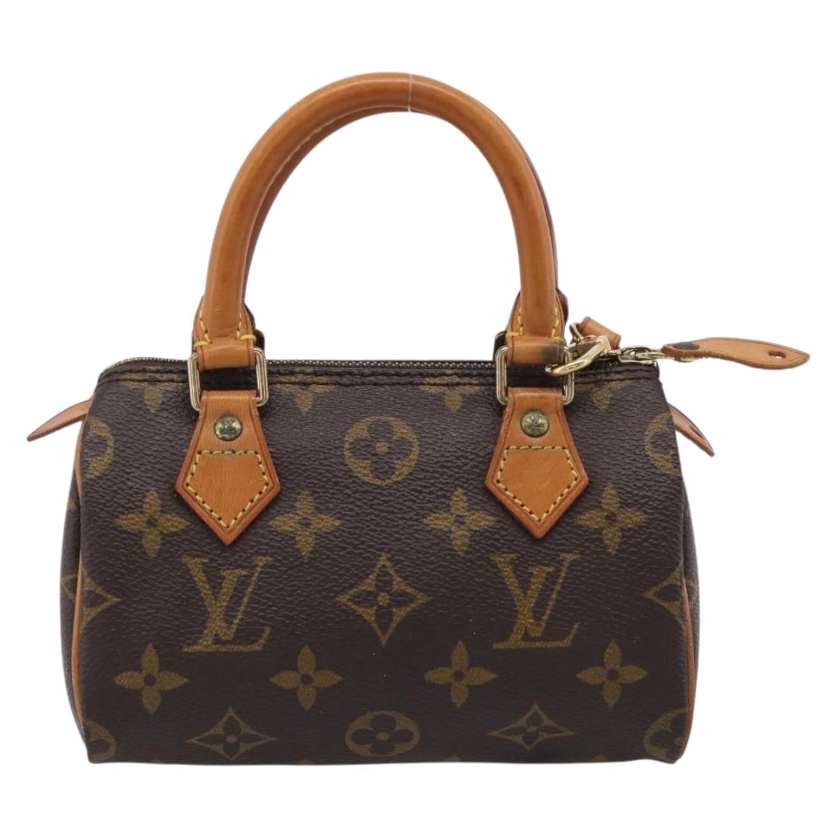 LOUIS VUITTON Monogram Mini Speedy Hand Bag M41534 LV Auth 212958A