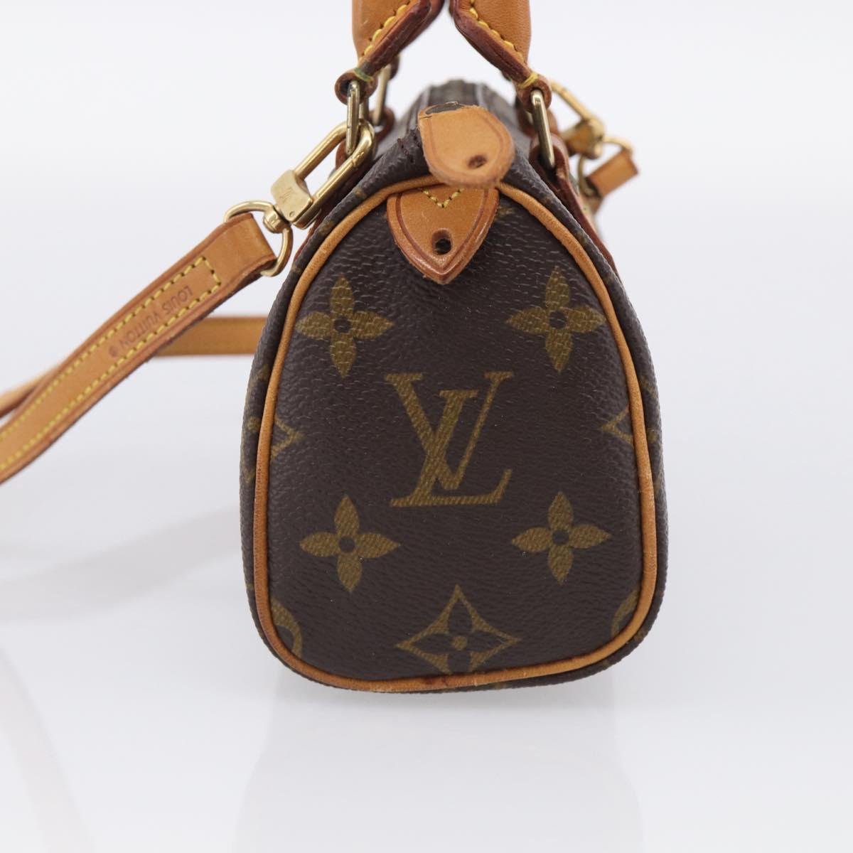 LOUIS VUITTON Monogram Mini Speedy Hand Bag M41534 LV Auth 212958A