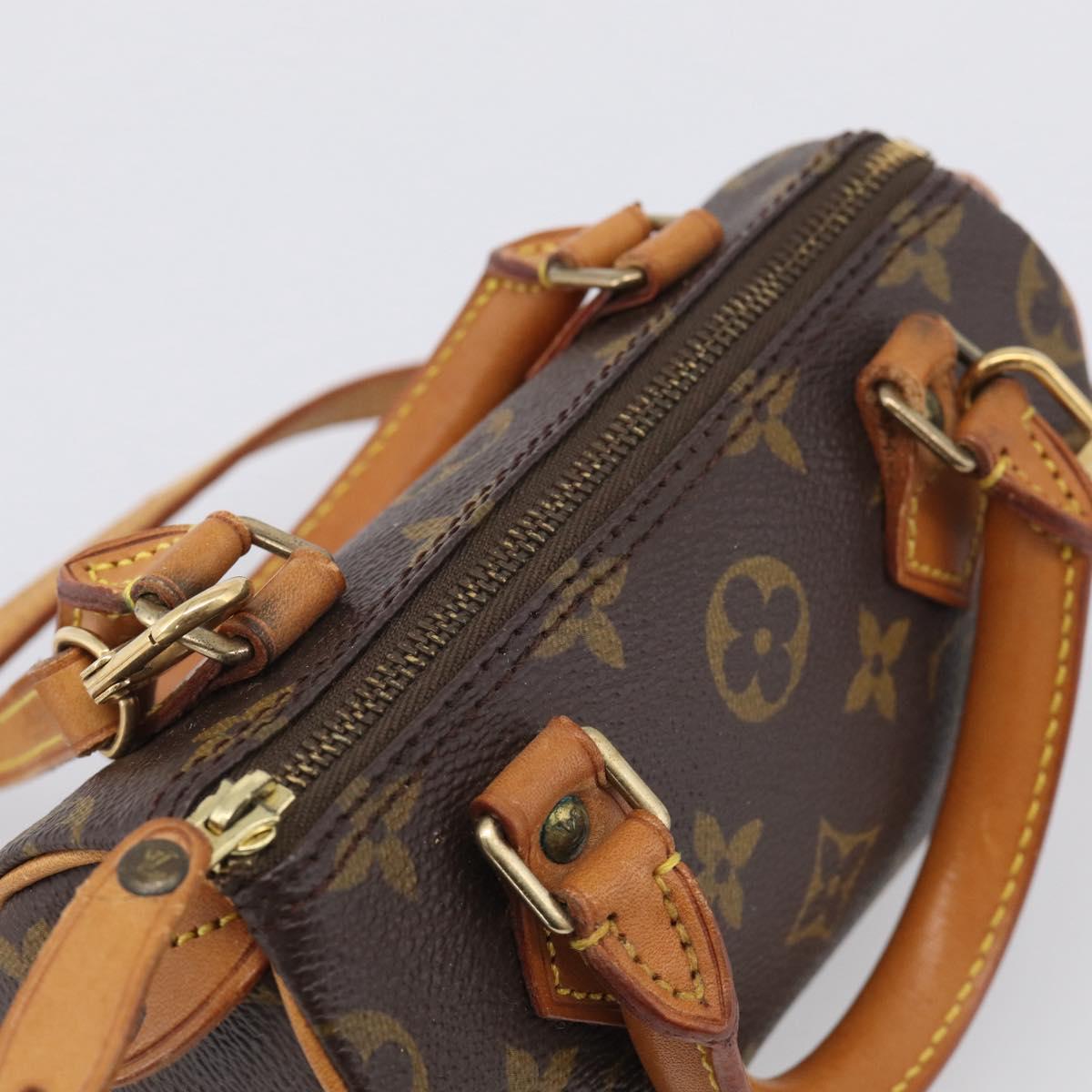 LOUIS VUITTON Monogram Mini Speedy Hand Bag M41534 LV Auth 212958A