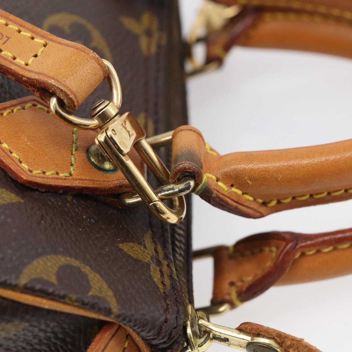 LOUIS VUITTON Monogram Mini Speedy Hand Bag M41534 LV Auth 212958A