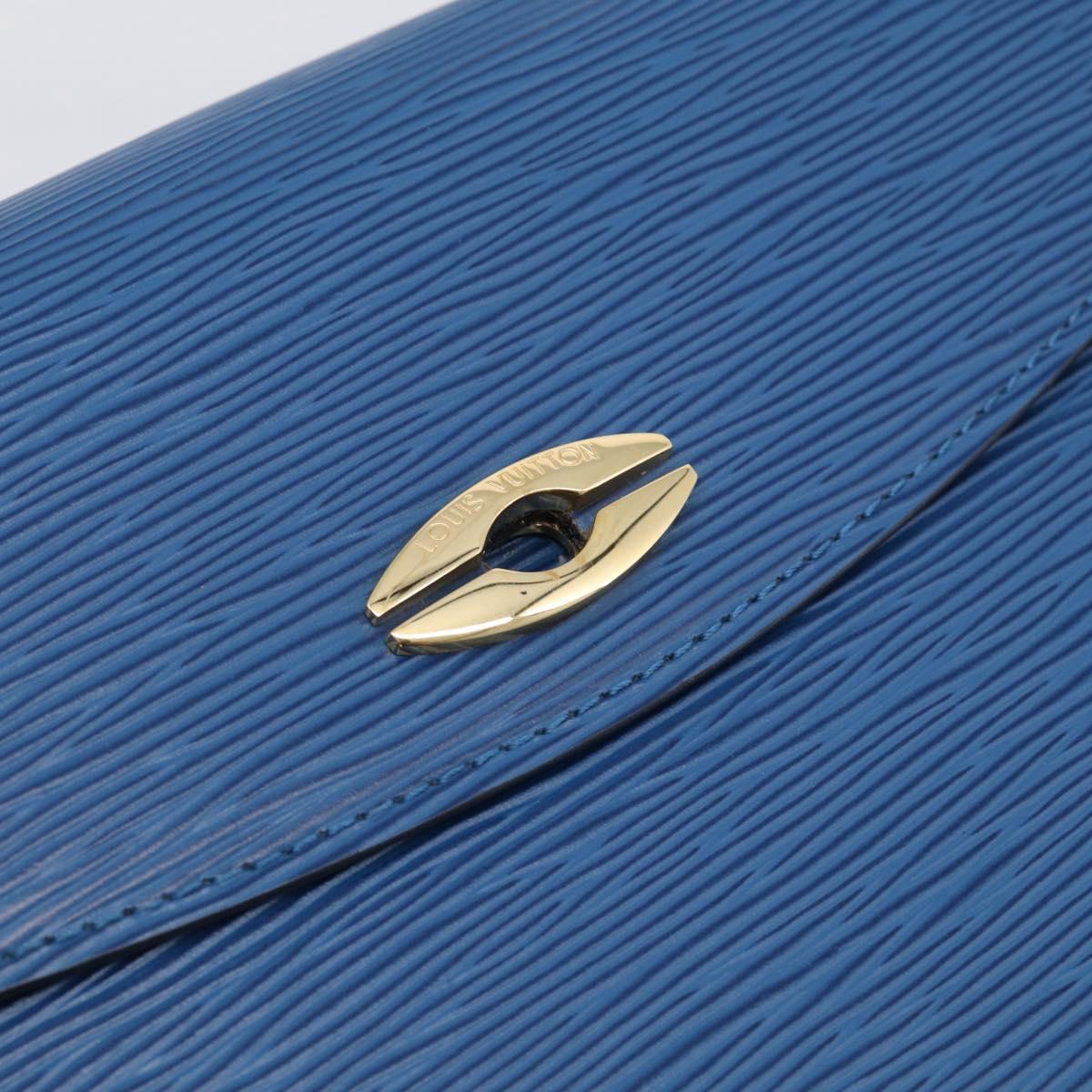 LOUIS VUITTON Epi Malesherbes Hand Bag Blue M52375 LV Auth 212964