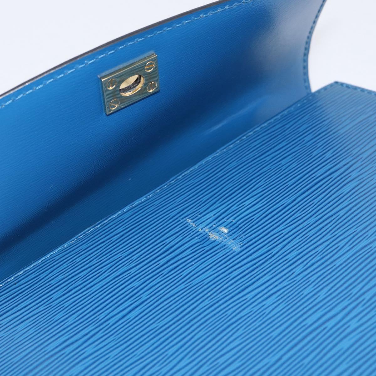 LOUIS VUITTON Epi Malesherbes Hand Bag Blue M52375 LV Auth 212964