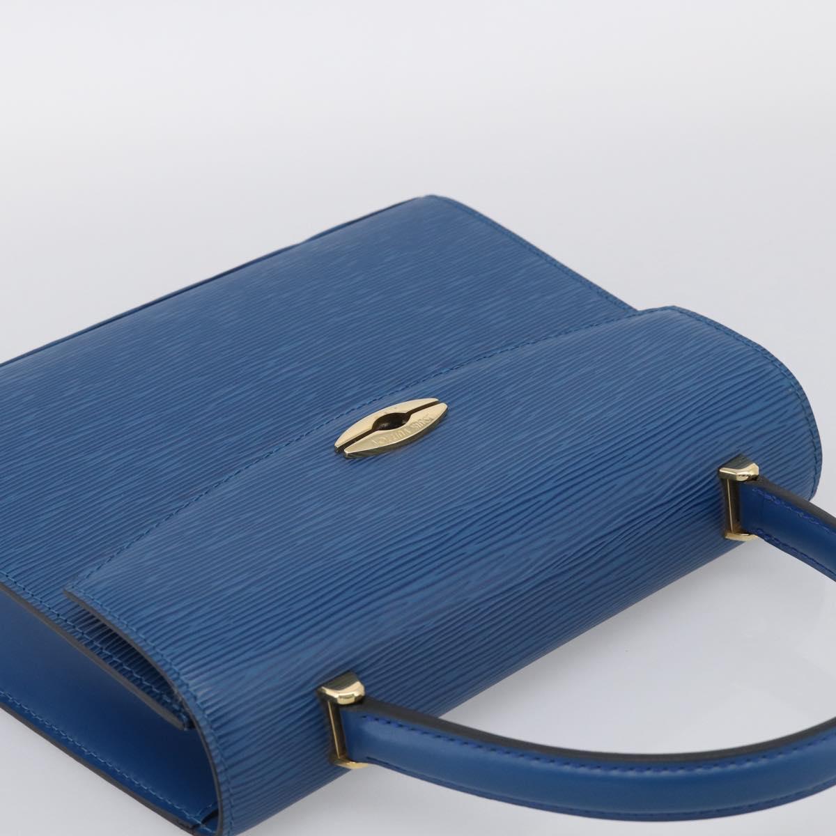 LOUIS VUITTON Epi Malesherbes Hand Bag Blue M52375 LV Auth 212964