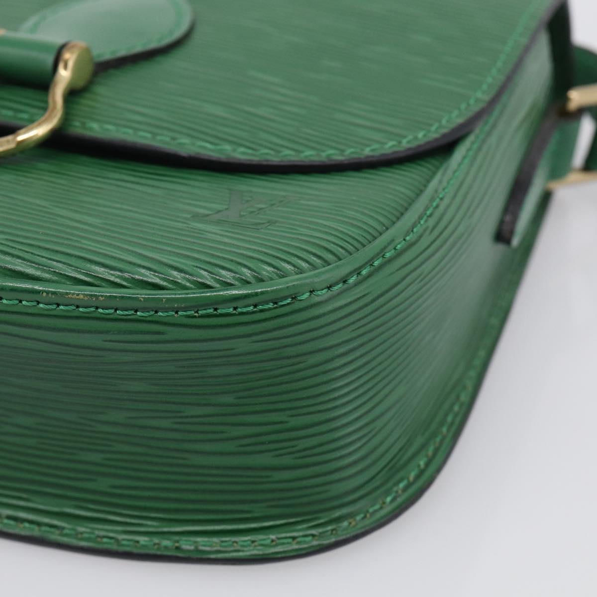 LOUIS VUITTON Epi Saint Cloud PM Shoulder Bag Green M52214 LV Auth 212967A