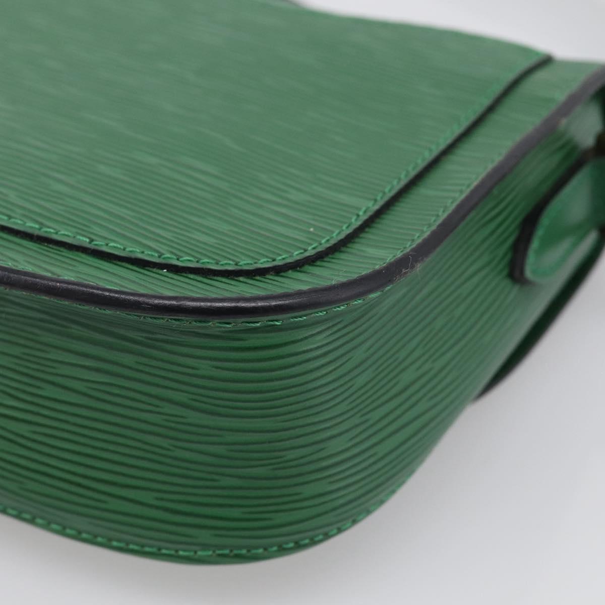 LOUIS VUITTON Epi Saint Cloud PM Shoulder Bag Green M52214 LV Auth 212967A