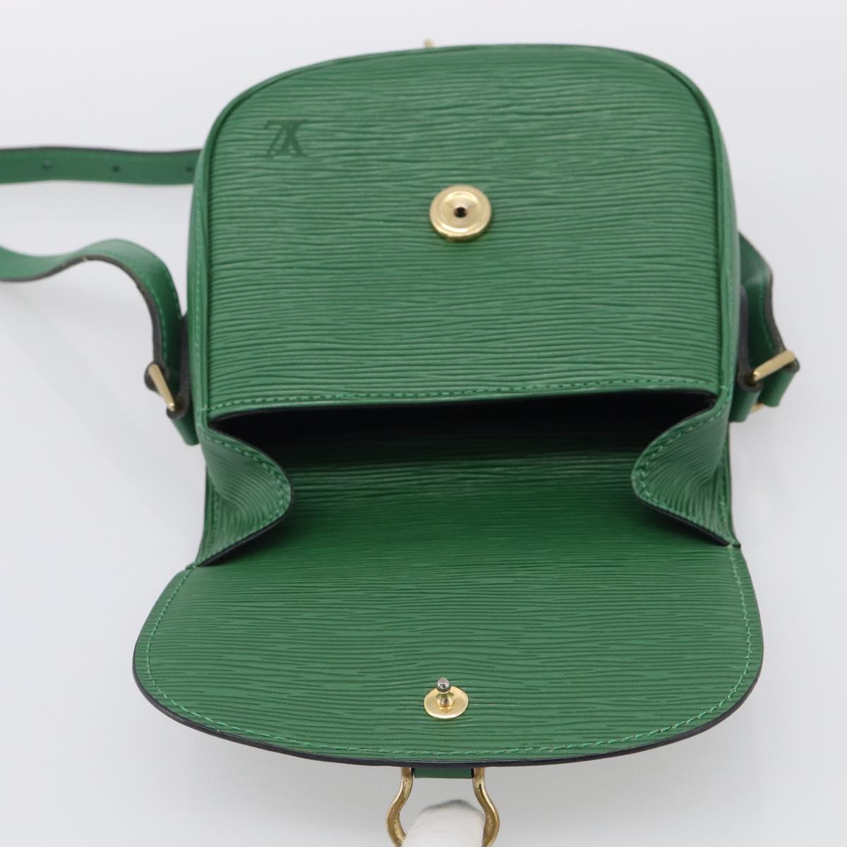 LOUIS VUITTON Epi Saint Cloud PM Shoulder Bag Green M52214 LV Auth 212967A