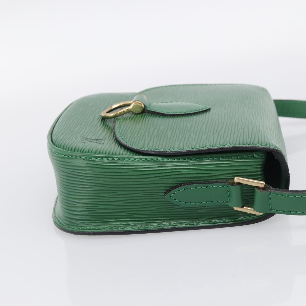 LOUIS VUITTON Epi Saint Cloud PM Shoulder Bag Green M52214 LV Auth 212967A
