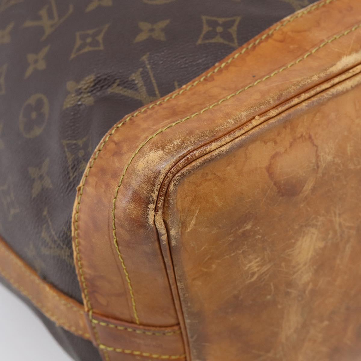 LOUIS VUITTON Monogram Noe Shoulder Bag M42224 LV Auth 212974
