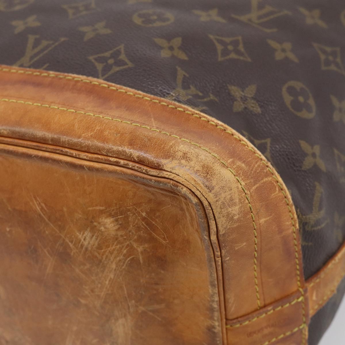 LOUIS VUITTON Monogram Noe Shoulder Bag M42224 LV Auth 212974