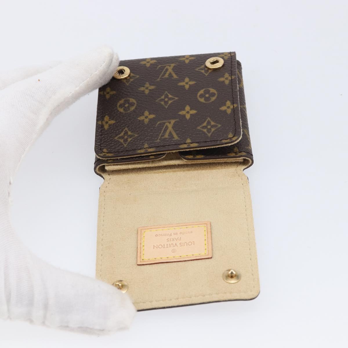 LOUIS VUITTON Monogram Jewelry Case Jewelry Box LV Auth 212979