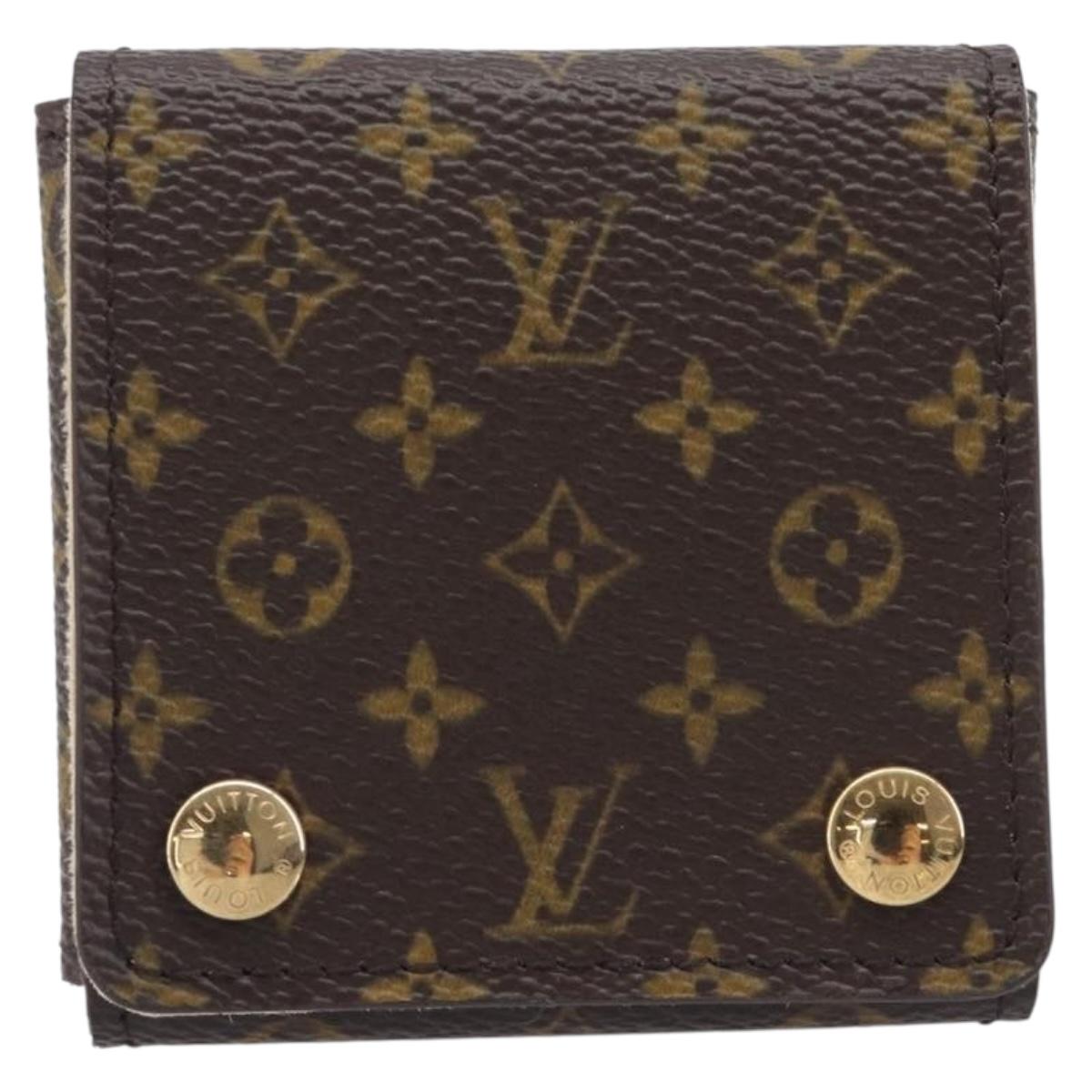 LOUIS VUITTON Monogram Jewelry Case Jewelry Box LV Auth 212979