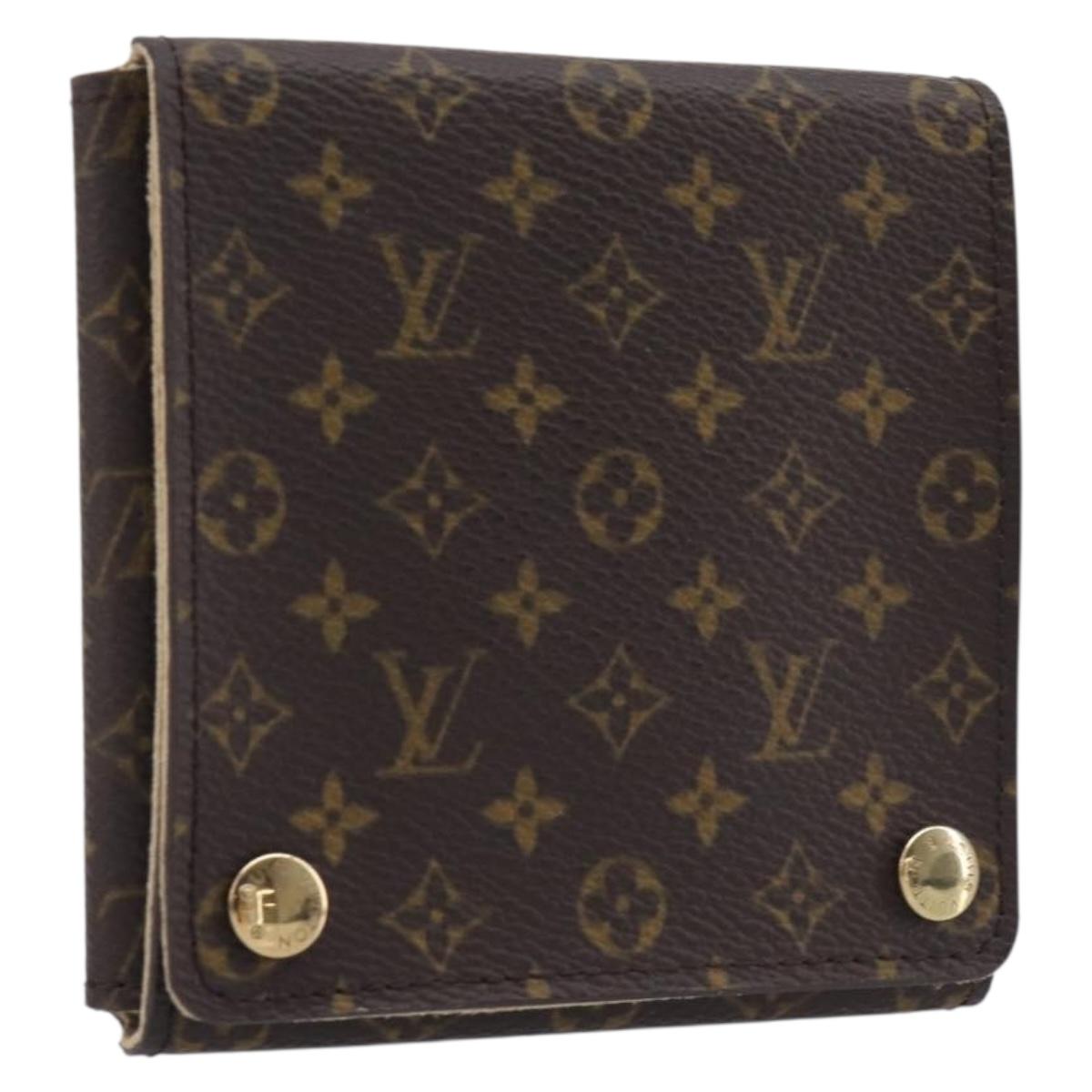 LOUIS VUITTON Monogram Jewelry case Jewelry Box LV Auth 212980