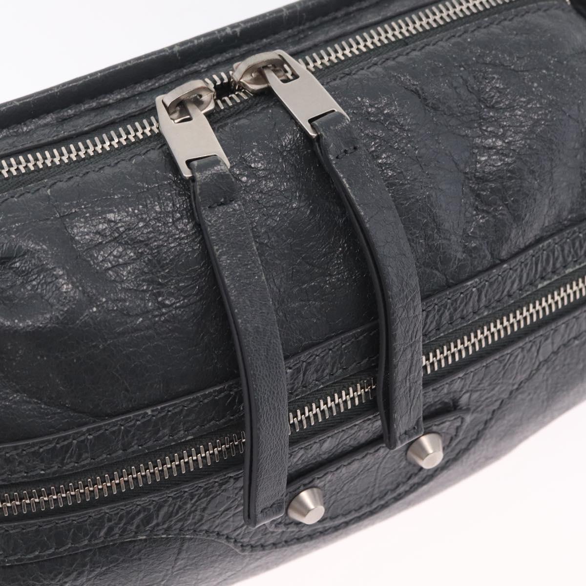 Balenciaga Body Bag Leather Gray 542013 Auth 213012A