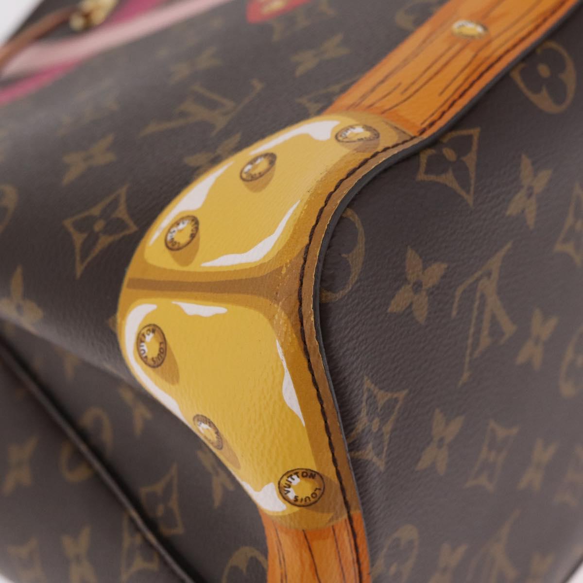 LOUIS VUITTON Monogram Neo Noe Summer Trunk Shoulder Bag M40649 LV Auth 213020V
