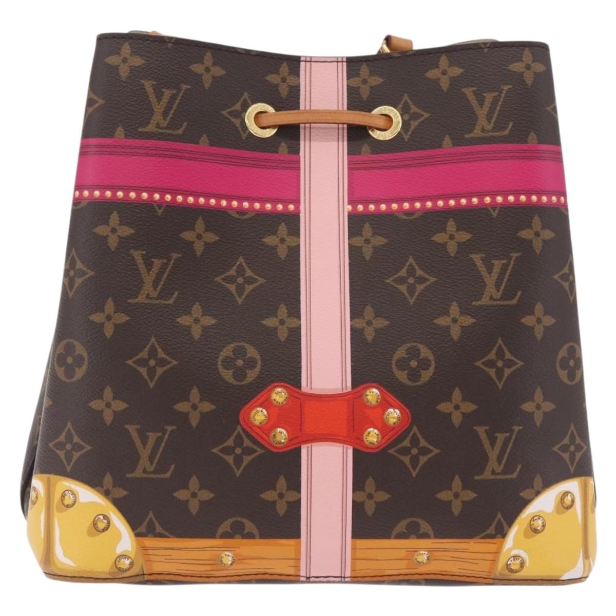 LOUIS VUITTON Monogram Neo Noe Summer Trunk Shoulder Bag M40649 LV Auth 213020V