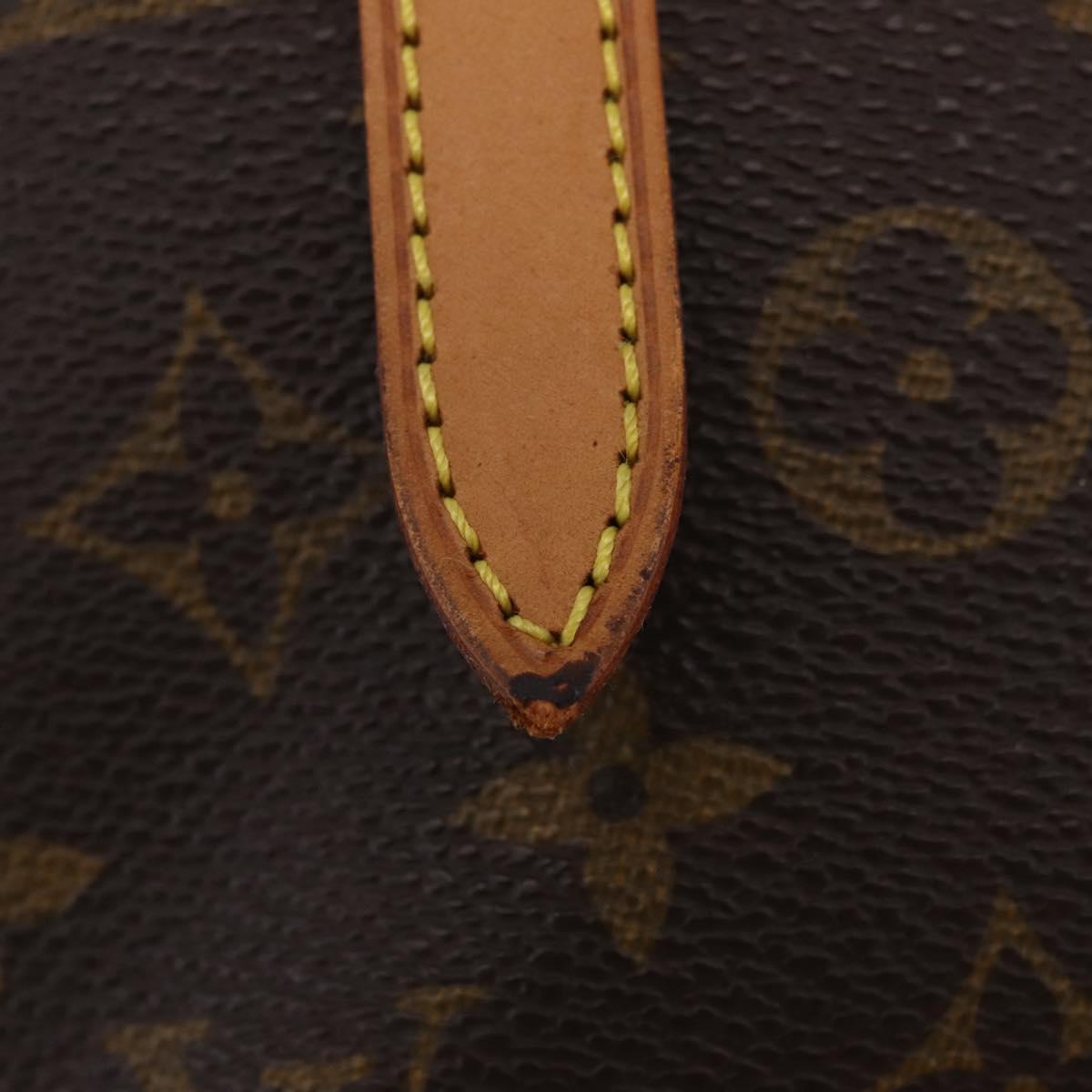 LOUIS VUITTON Monogram Bucket PM Shoulder Bag M42238 LV Auth 213022