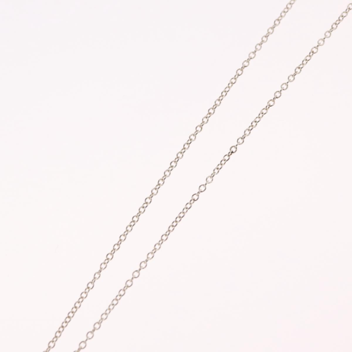 Tiffany & Co. Open Heart Necklace Ag925 Silver Auth 213039M