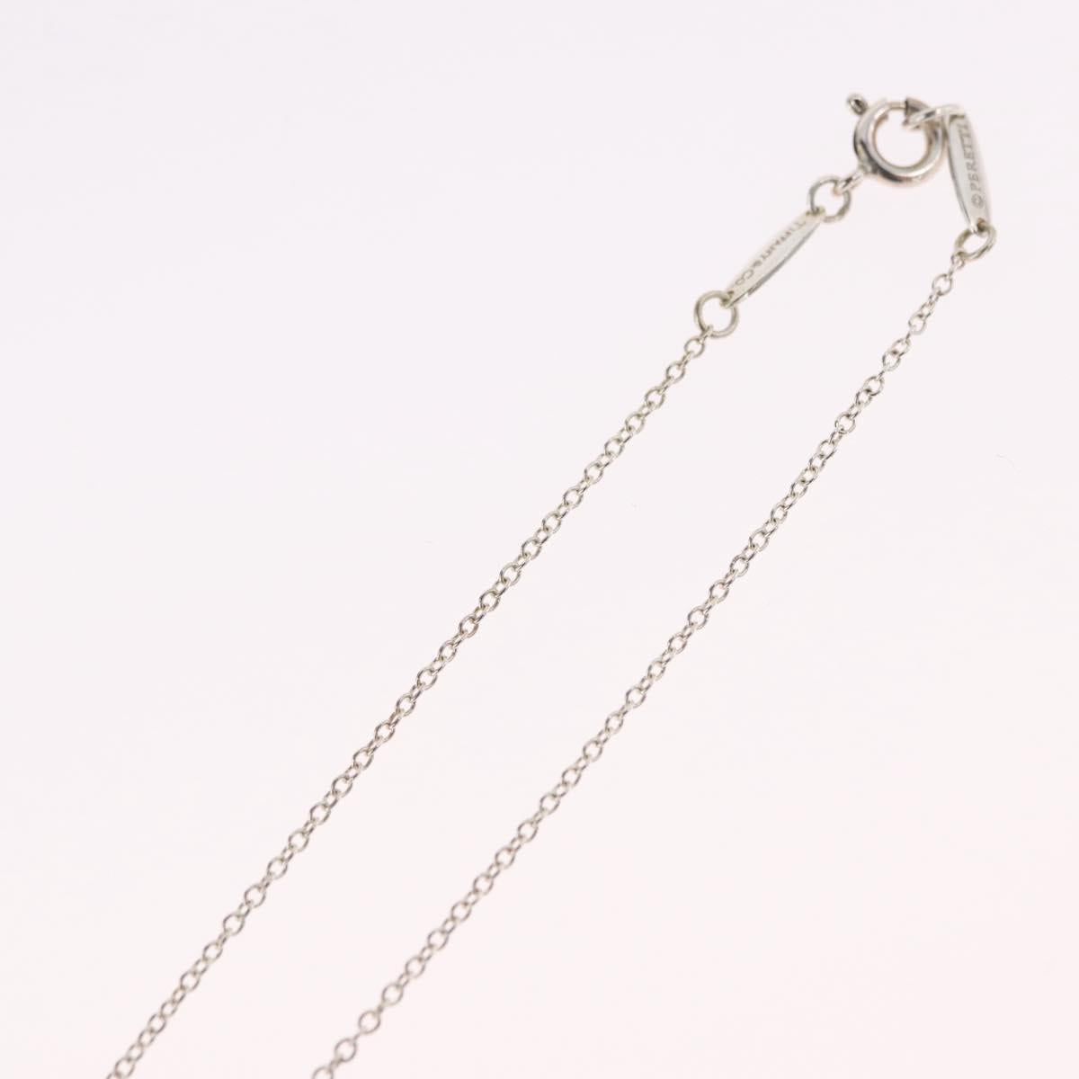 Tiffany & Co. Open Heart Necklace Ag925 Silver Auth 213039M