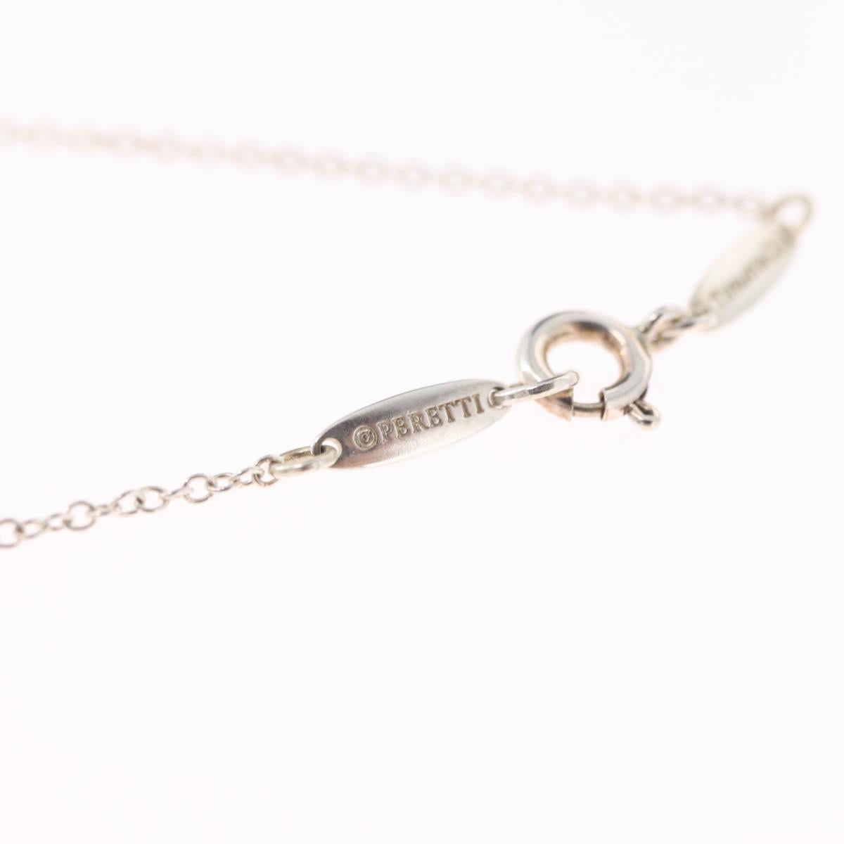 Tiffany & Co. Open Heart Necklace Ag925 Silver Auth 213039M