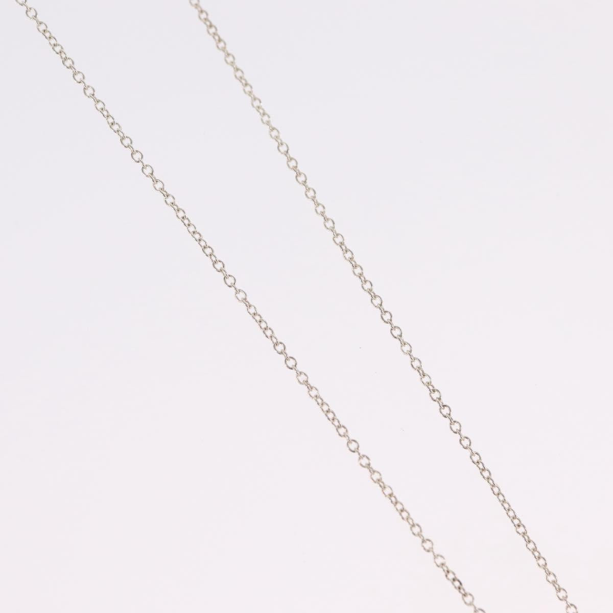 Tiffany & Co. Open Heart Necklace Ag925 Silver Auth 213039M